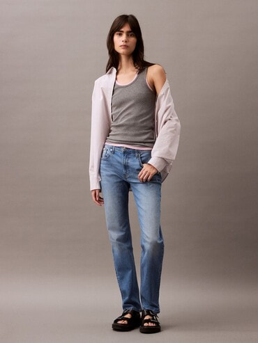 JIL SANDER■ハイライズ クリースライン スリムレッグ ジーンズ cussil ジーンズ 「cussil/クシル」「12oz」ハイウエストフル