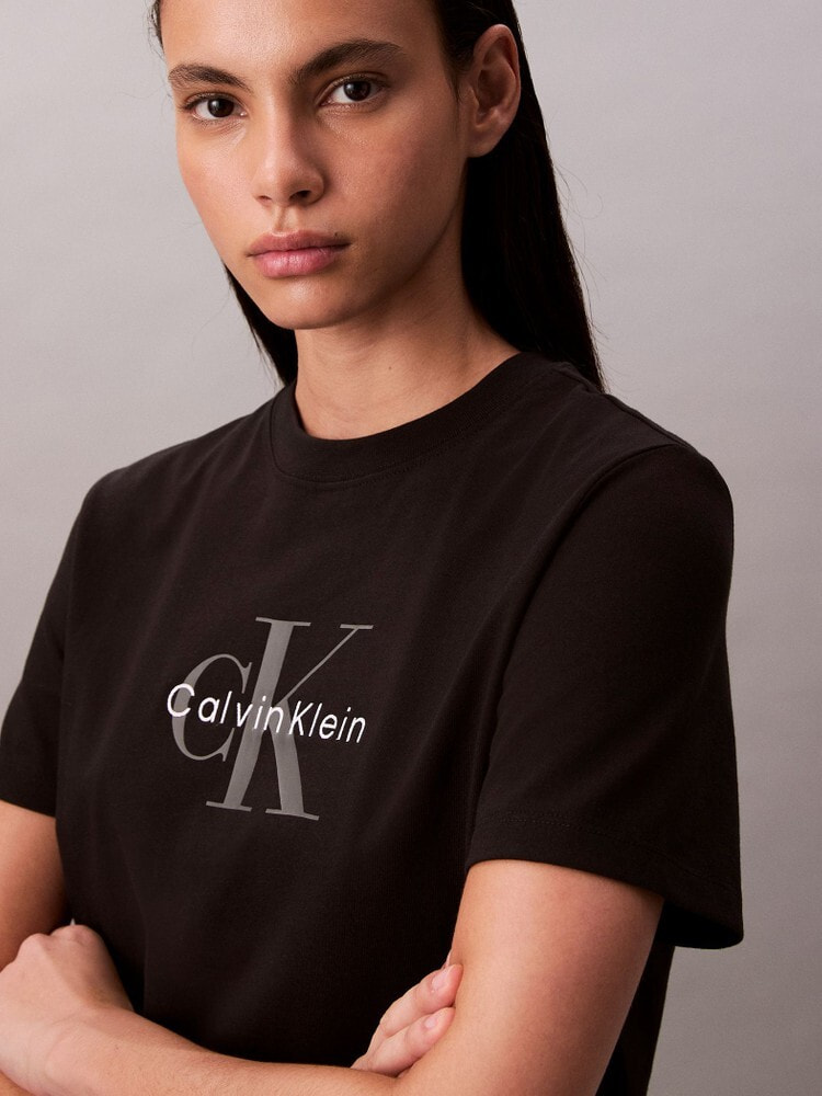Tシャツ - モノグラムクルーネックショートスリーブTシャツ