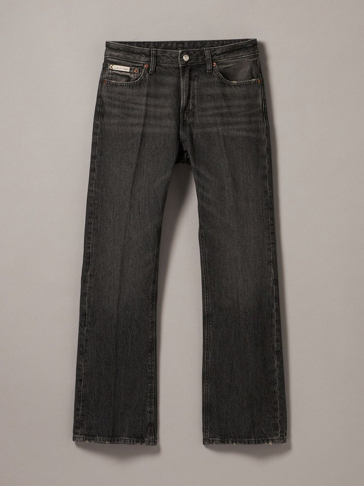 デニム・ジーパン ASCLO Bootcut Black Jeans DENIM - ASCLO