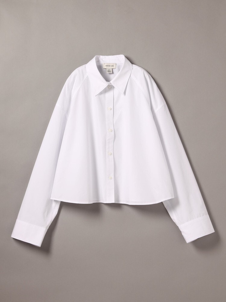 シャツ - ソリッドボクシークロップドシャツ | カルバン・クライン