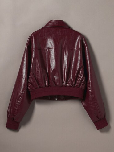 【新品タグ付】CKレザー風ジャケット Calvin Klein シャツ フェイクレザー ジャケット メンズ