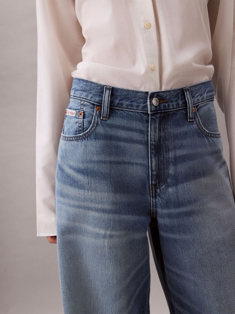 【 】◆CK Jeans バギージーンズ◆送料無料◆ Baggy]ジーンズ(デニムパンツ) - ローライズバギージーンズ