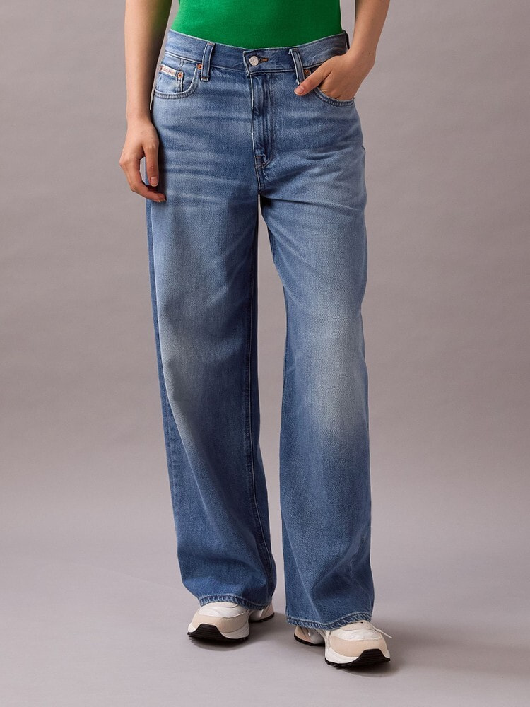 【 】◆CK Jeans バギージーンズ◆送料無料◆ Baggy]ジーンズ(デニムパンツ) - ローライズバギージーンズ