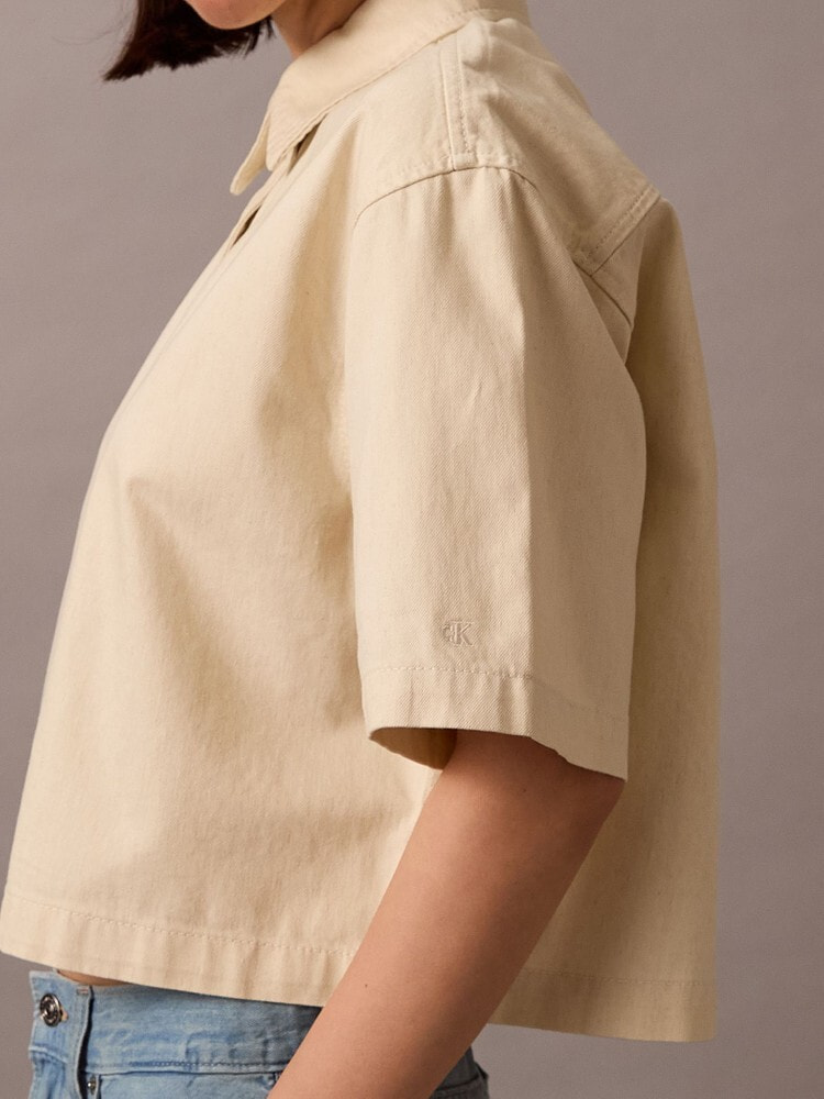 シャツ - ショートスリーブクロップドシャツ | カルバン・クライン