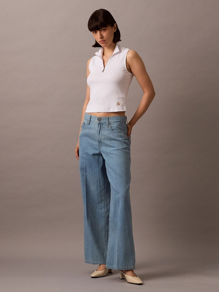 新品❤️CPG❤️ノースリーブ タンクトップ - ハーフジップノースリーブトップ | カルバン