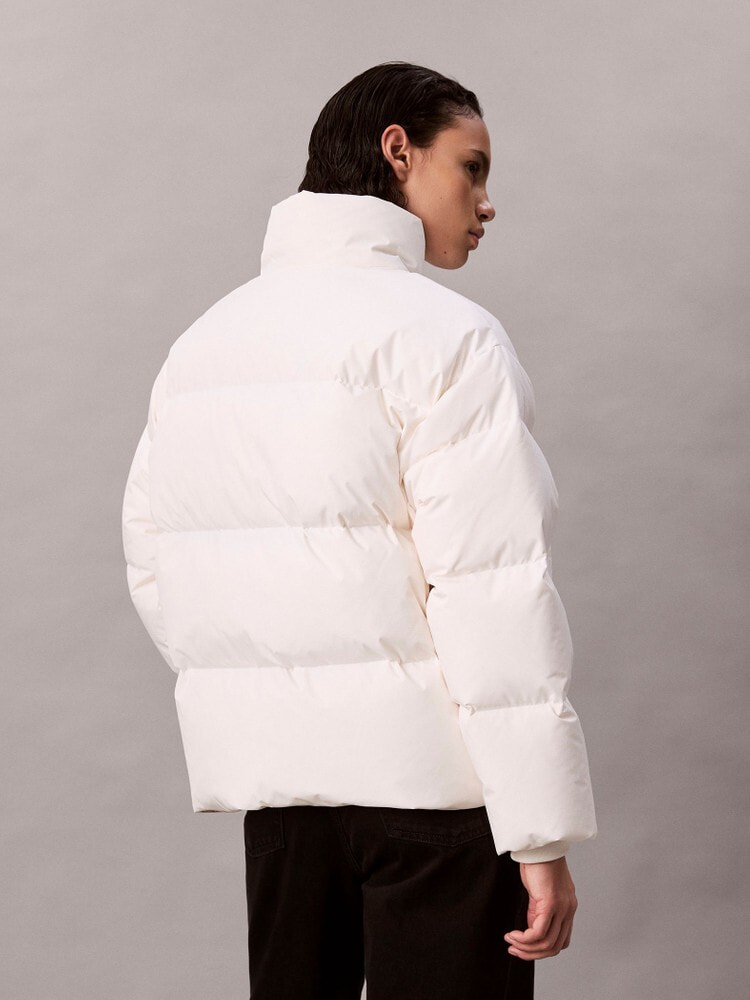 ダウンジャケット - ショートレングススタンドカラーダウンジャケット