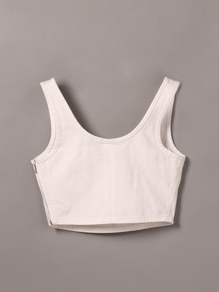 タンクトップ - オールオーバークロップドタンクトップ | カルバン