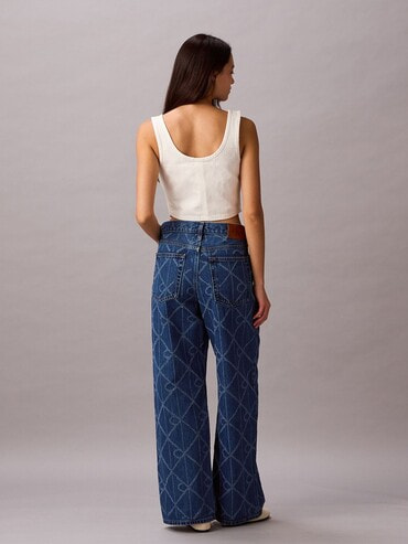 【  Jeans】CKロゴ/バレルダストジーンズ Calvin Klein Jeans】CKロゴ/バレルダストジーンズ (Calvin