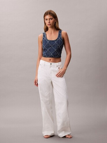 Baggy]ジーンズ(デニムパンツ) - CKローライズバギージーンズ