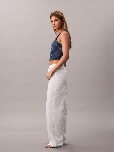 Baggy]ジーンズ(デニムパンツ) - CKローライズバギージーンズ