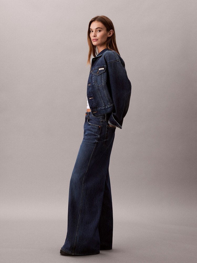 【 】★CK Jeans ワイドリネンジーンズ★送料無料★ 90s Straight]ジーンズ(デニムパンツ) - リネンリラックス