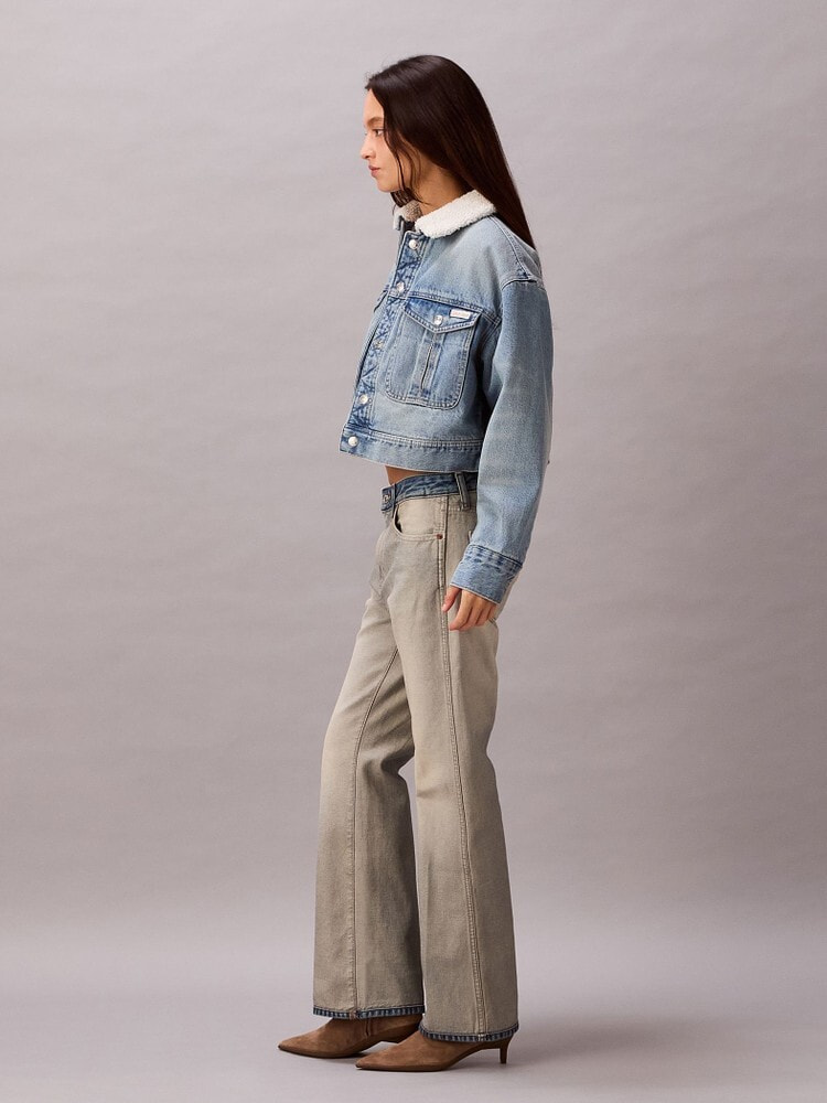 現行✨ カルバンクライン デニムジャケット スカート セットアップ M相当 デニムジャケット - 90s トラッカーデニムジャケット | カルバン