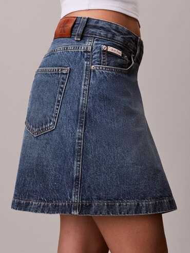 ミニスカート - デニムラップスカート | カルバン・クライン