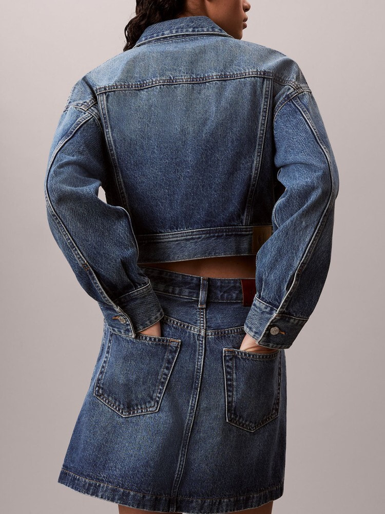 ミニスカート - デニムラップスカート | カルバン・クライン