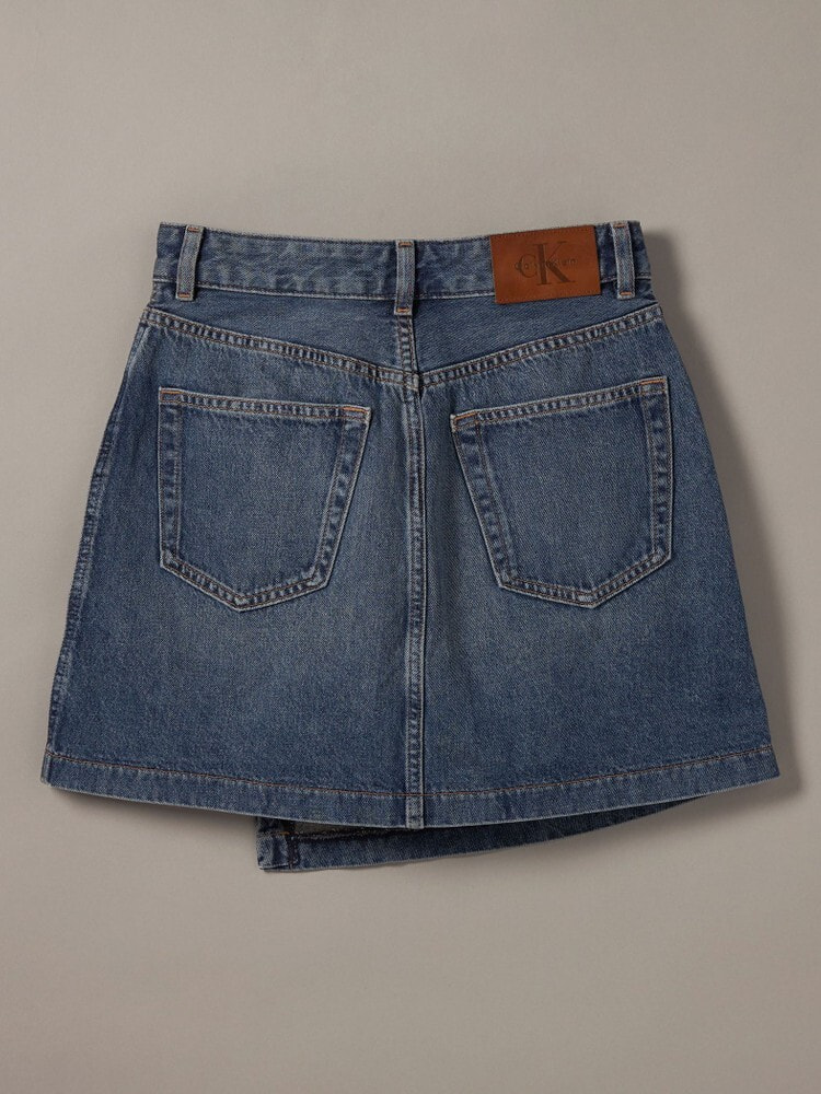 ミニスカート - デニムラップスカート | カルバン・クライン 公式