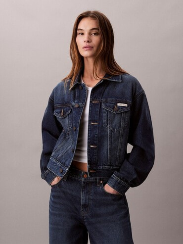 Jeansジップアップナイロンジャケット カルバンクライン Calvin Klein｜(W)【公式ショップ】 カルバンクライン 90s