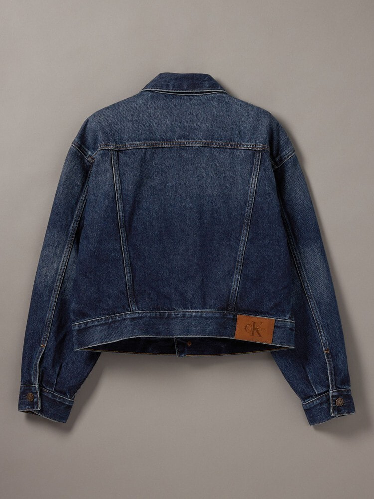  90s クロップド デニムジャケット TRF STRASS クロップド デニムジャケット - ブルー | ZARA Japan