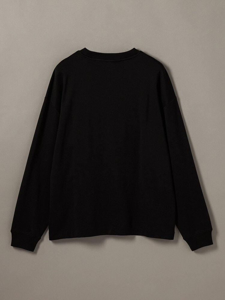長袖Tシャツ - ミニロゴオーバーサイズロングスリーブクルーネックTシャツ 14