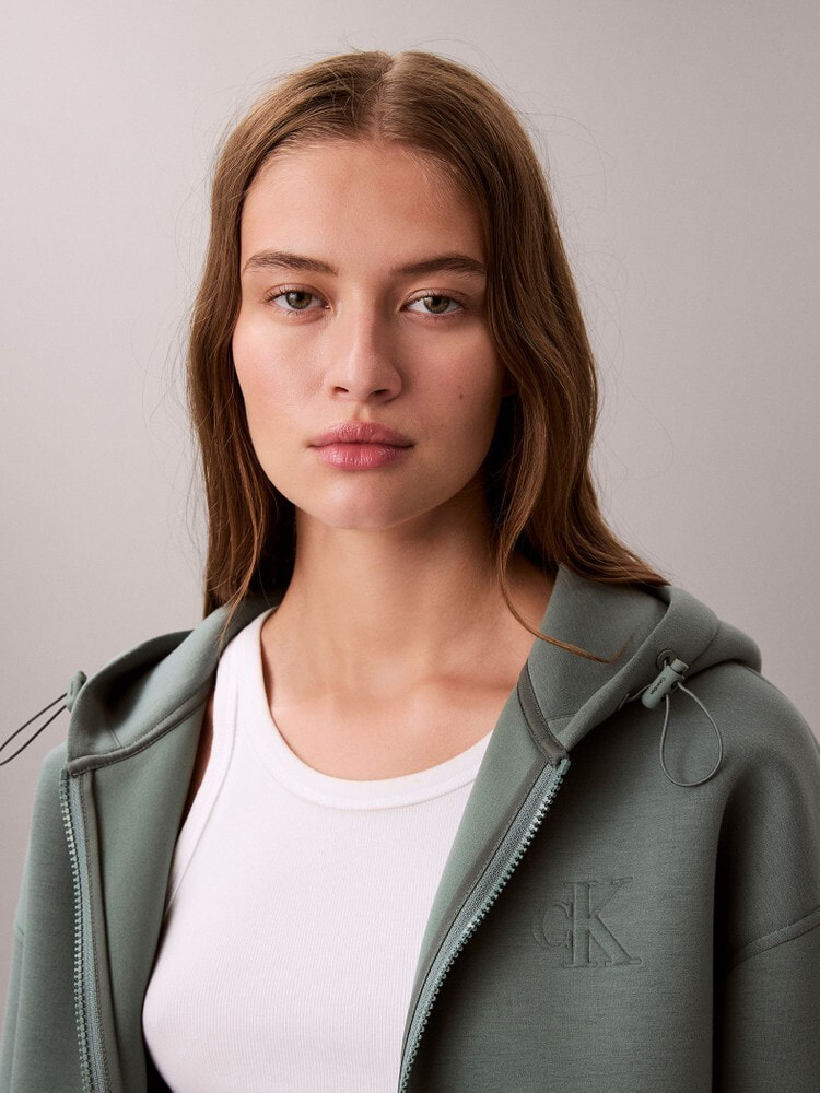   カルバンクライン ジップパーカー Calvin Klein（カルバン・クライン） ジップアップ フーデッドパーカ