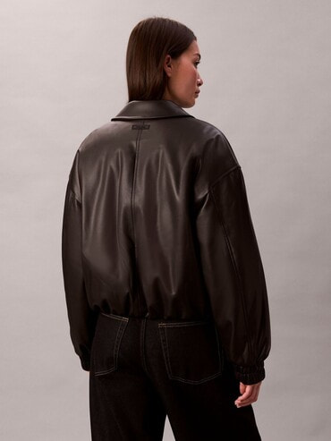 山p 様 カルバンクライン レザー テーラードジャケット ジャケット