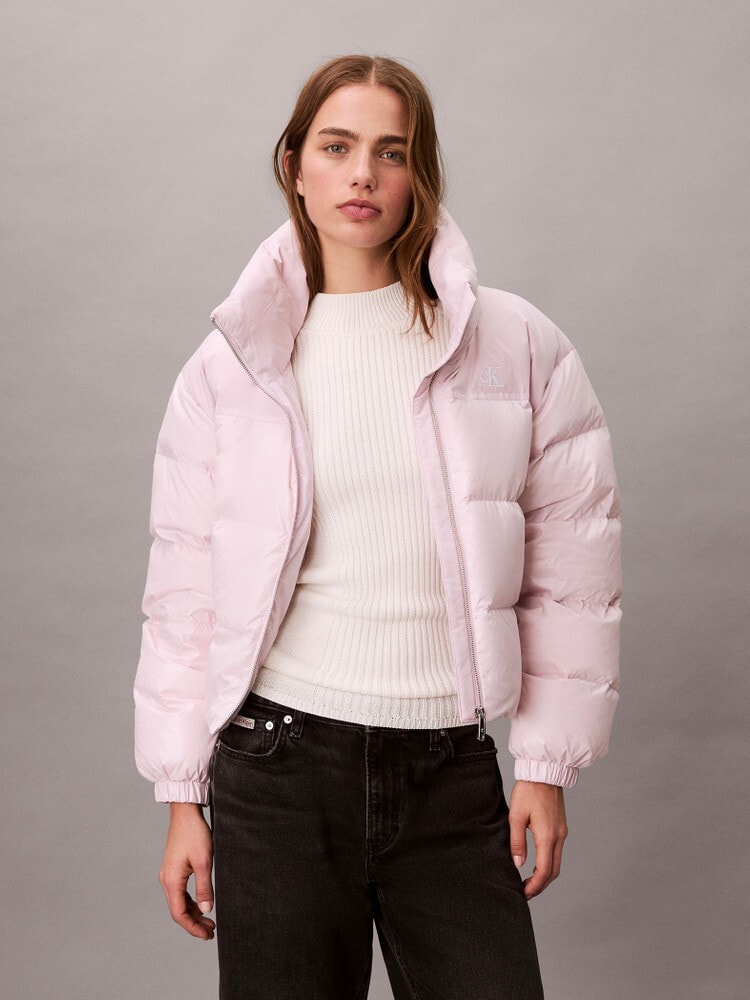 ダウンジャケット Calvin klein カルバンクライン ブラック　XS シンプルライフ ダウンジャケット タグ付き Calvin Klein （カルバン