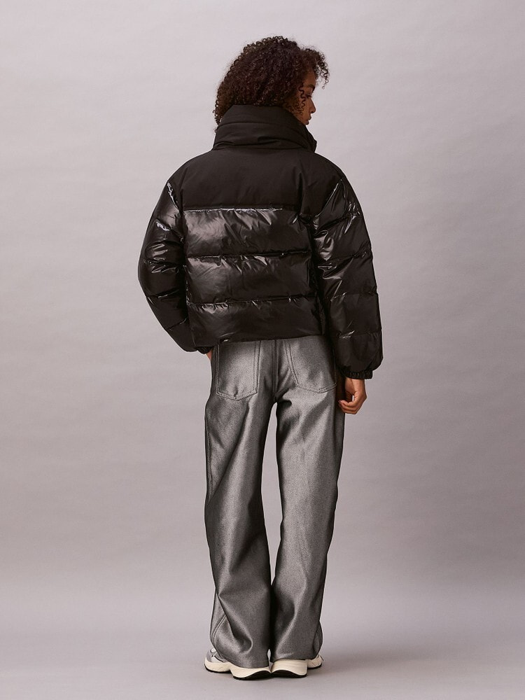 パッファジャケット - マットシャインミッドウェイトダウンパッファ