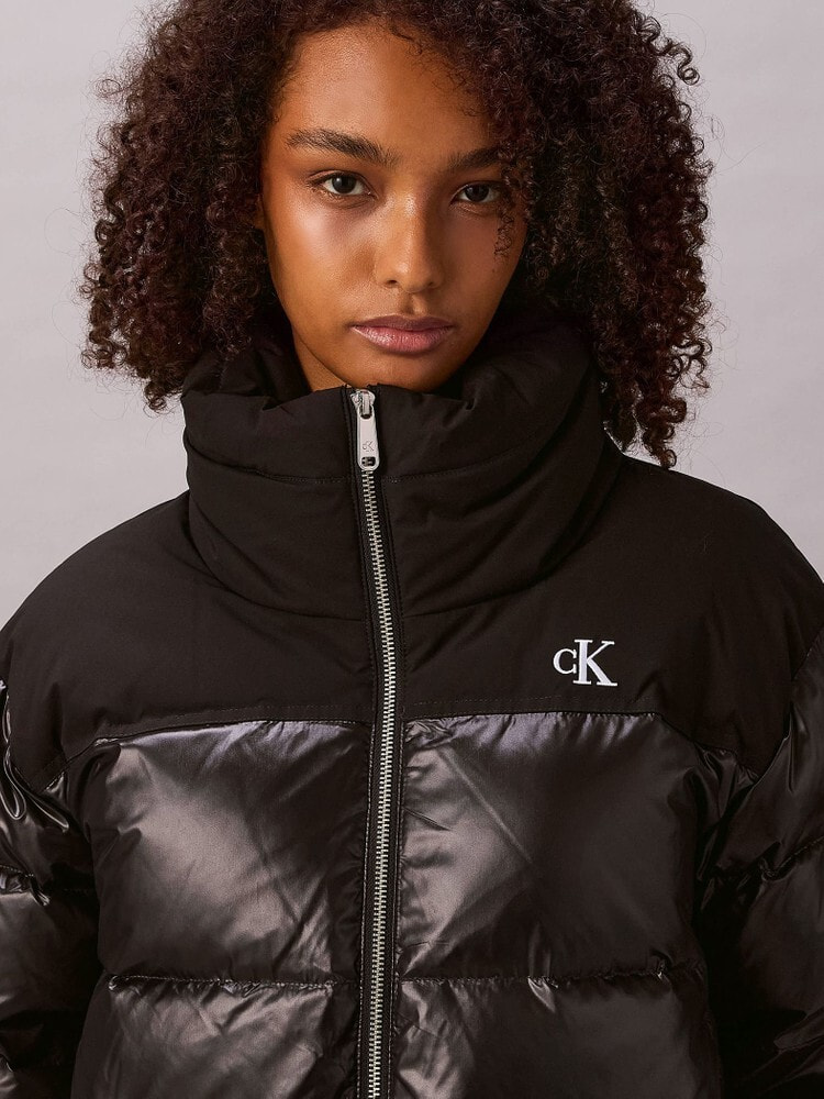 パッファジャケット - マットシャインミッドウェイトダウンパッファ