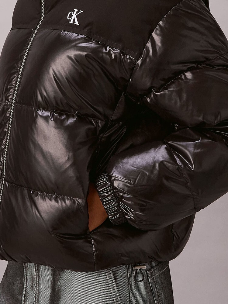 パッファジャケット - マットシャインミッドウェイトダウンパッファ