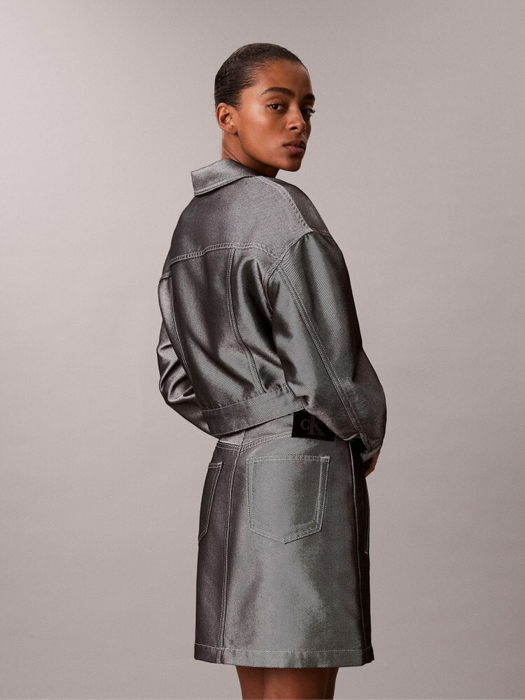 デニムジャケット - デニムボンバーシャツジャケット | カルバン