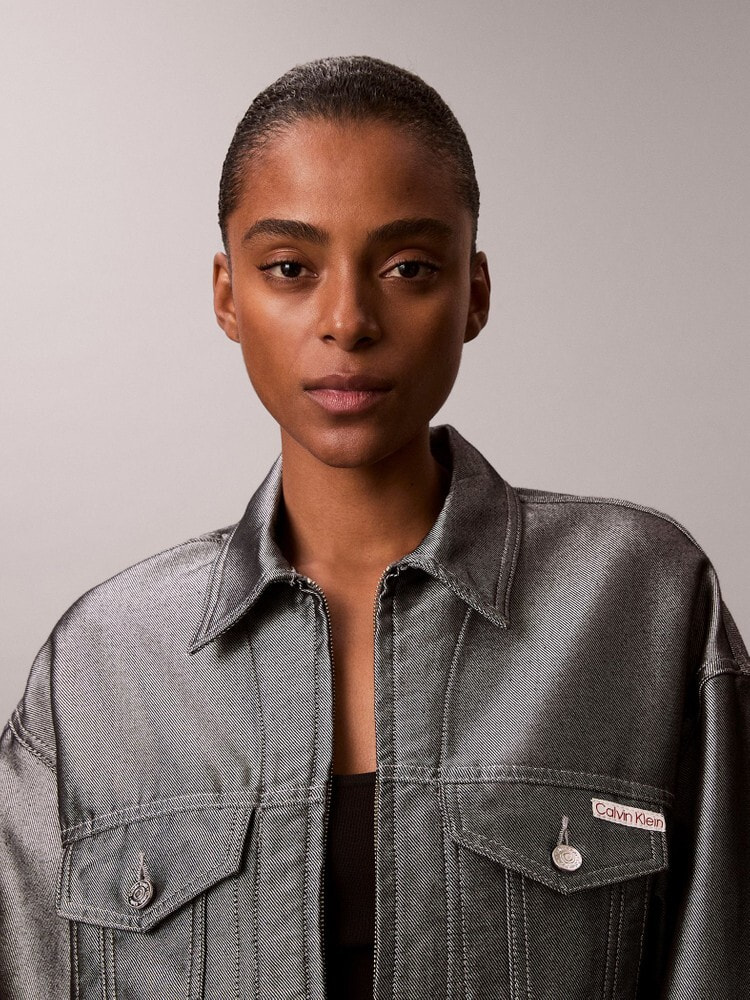 デニムジャケット - デニムボンバーシャツジャケット | カルバン