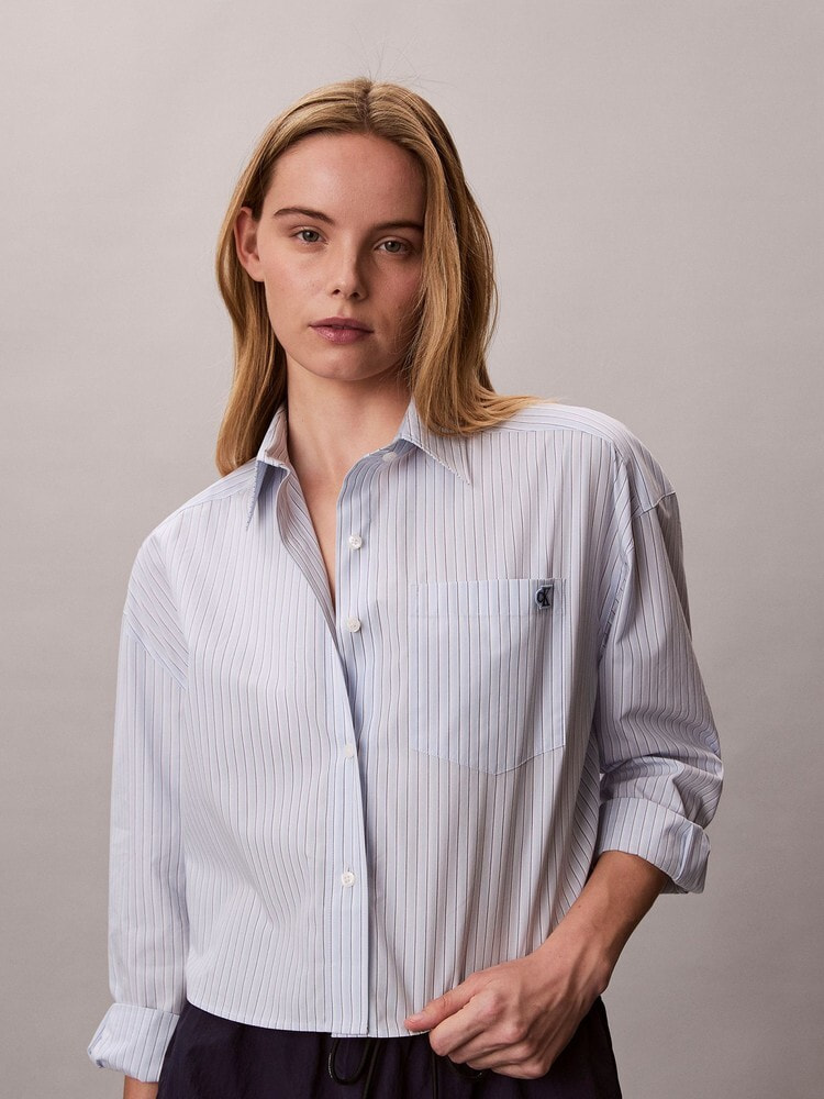 カルバンクライン　ロング丈　シャツ　レディース　ブラック　Sサイス　レイヤード Calvin Klein - カルバンクライン ロング丈 シャツ レディース