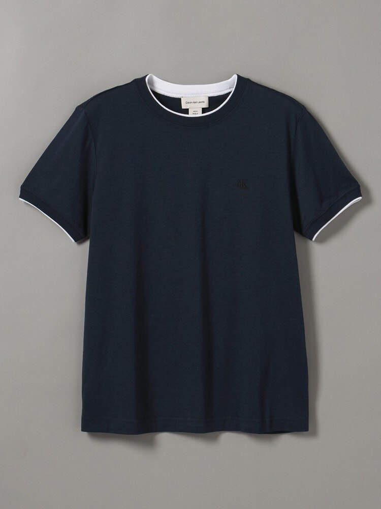 Tシャツ - ショートスリーブコントラストトリムTシャツ 6