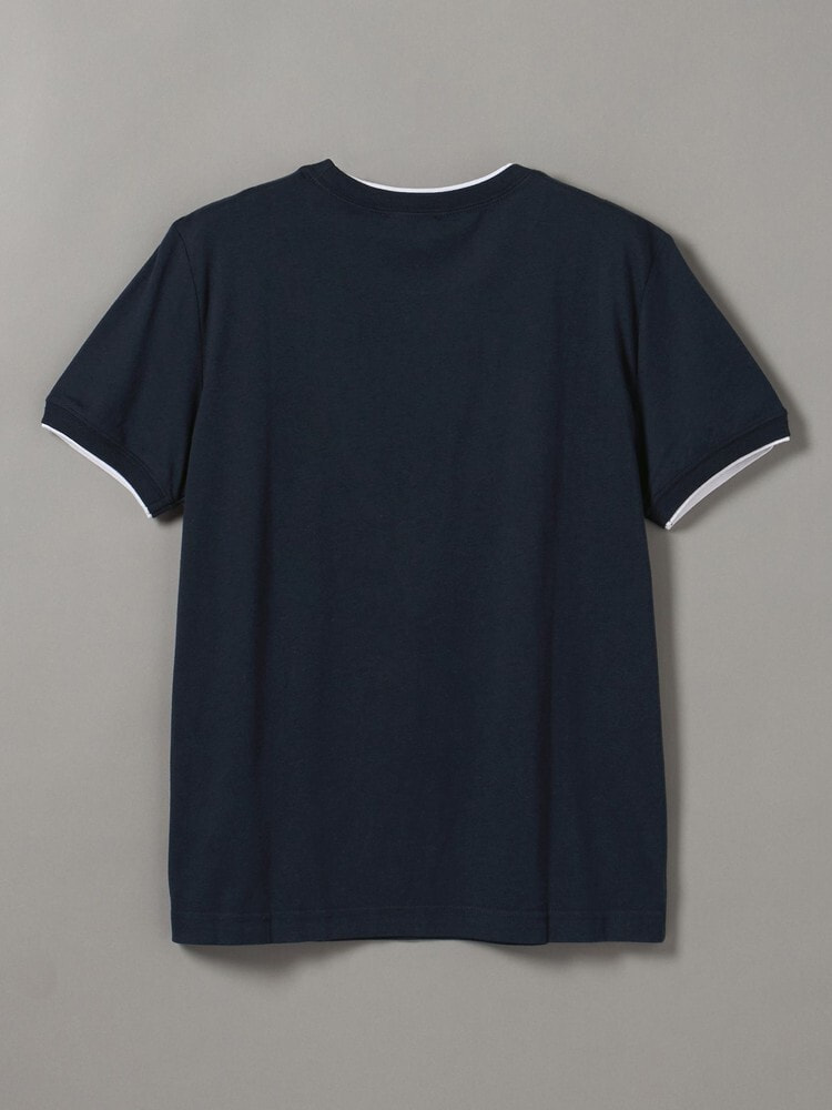 Tシャツ - ショートスリーブコントラストトリムTシャツ 7