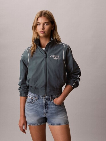 【新品タグ付・ハンガリー製】CARVEN/カルヴェン・ウールジャケット/ブルゾン ジャケット - Heritage Classic ナイロンジップアップブルゾン