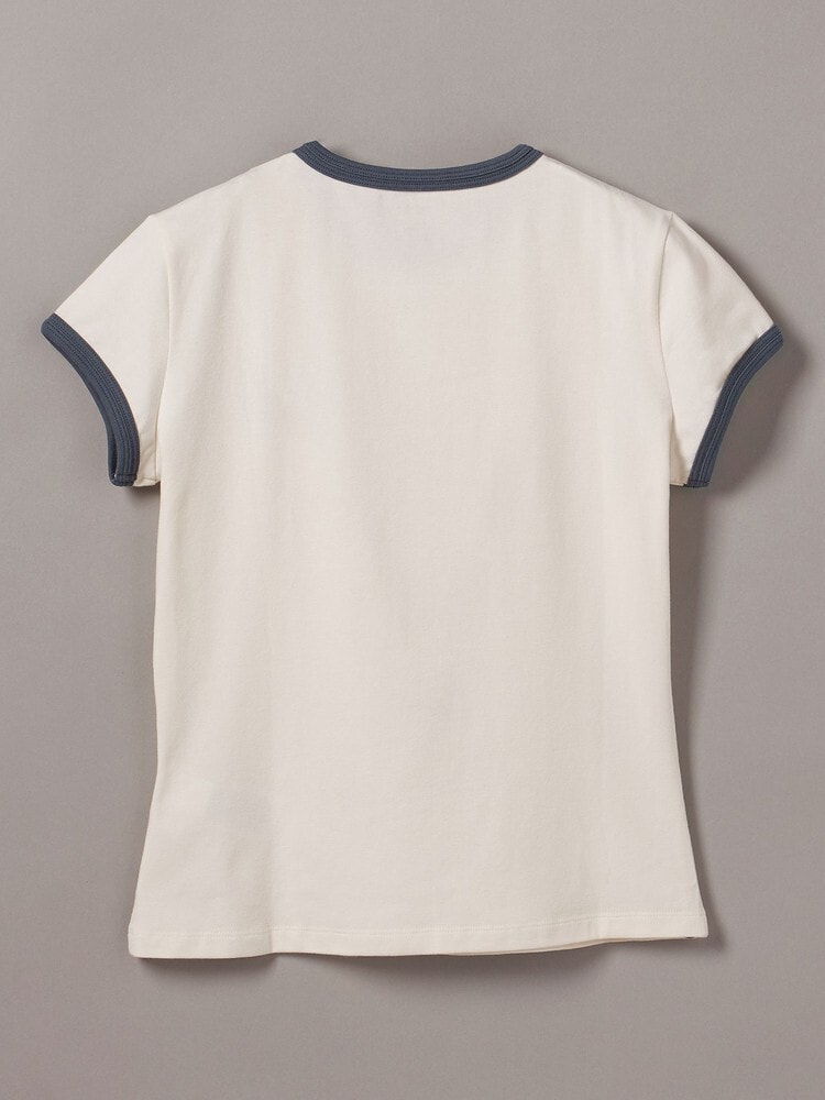 Tシャツ - ショートスリーブスリムロゴリンガーTシャツ 20