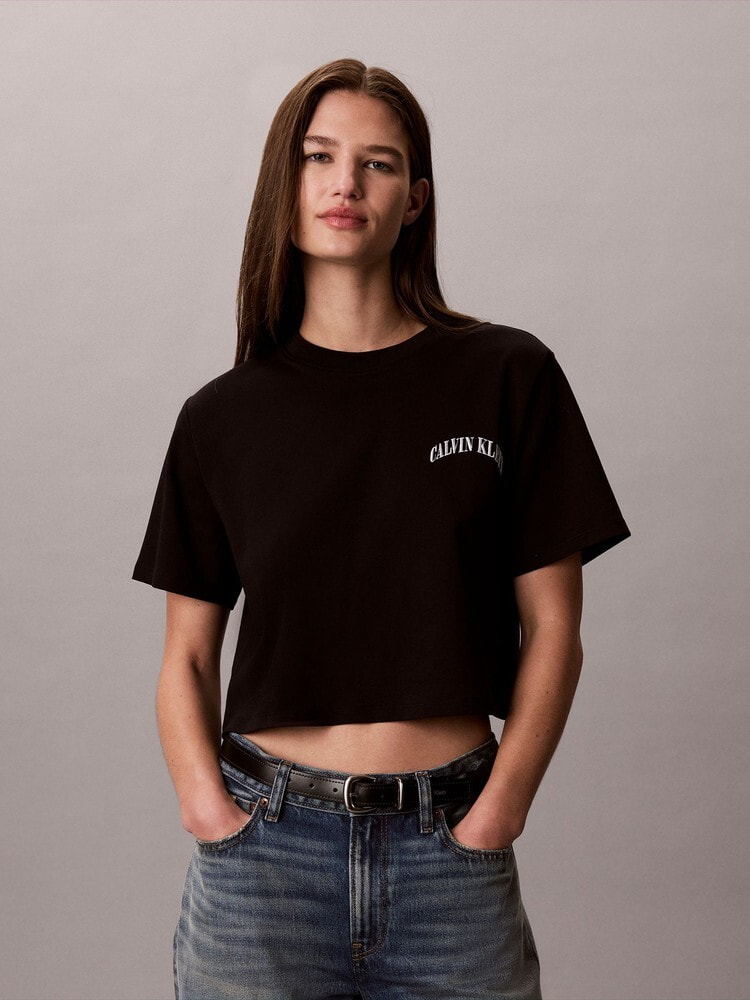 Tシャツ - ショートスリーブインターロックモノグラムTシャツ