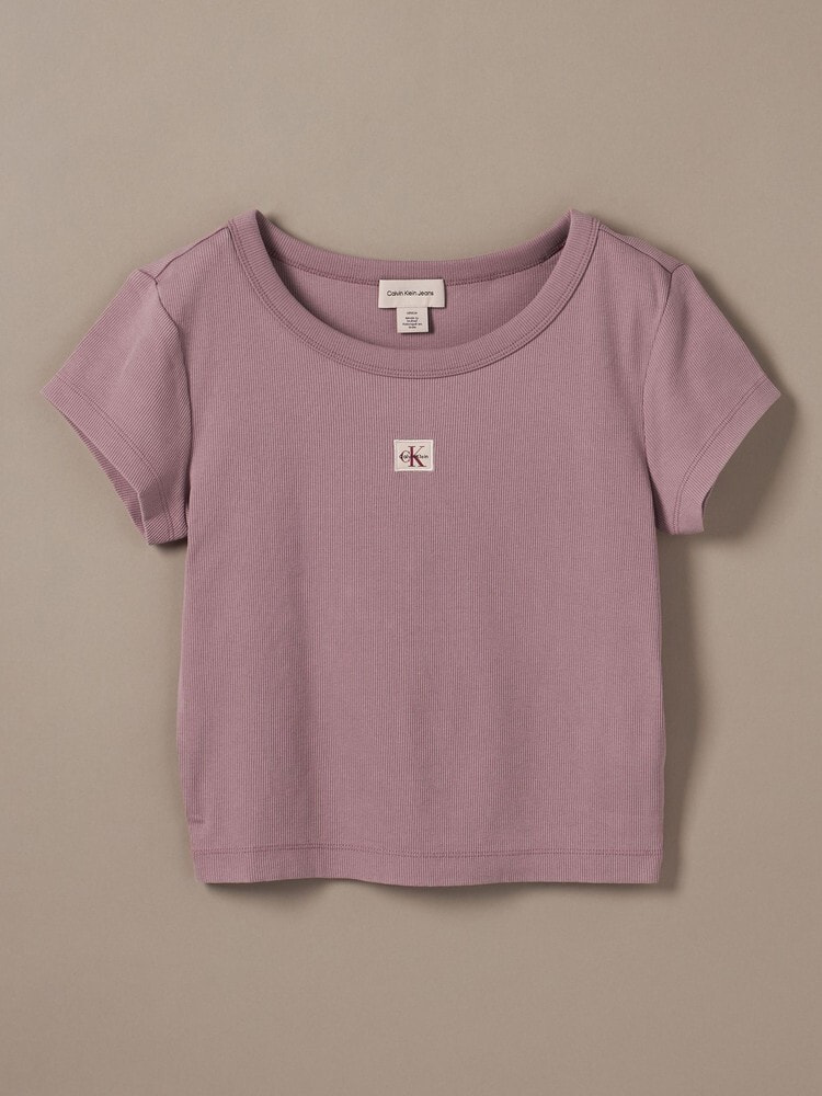 Tシャツ - ウーブンラベルクルーネックTシャツ 6