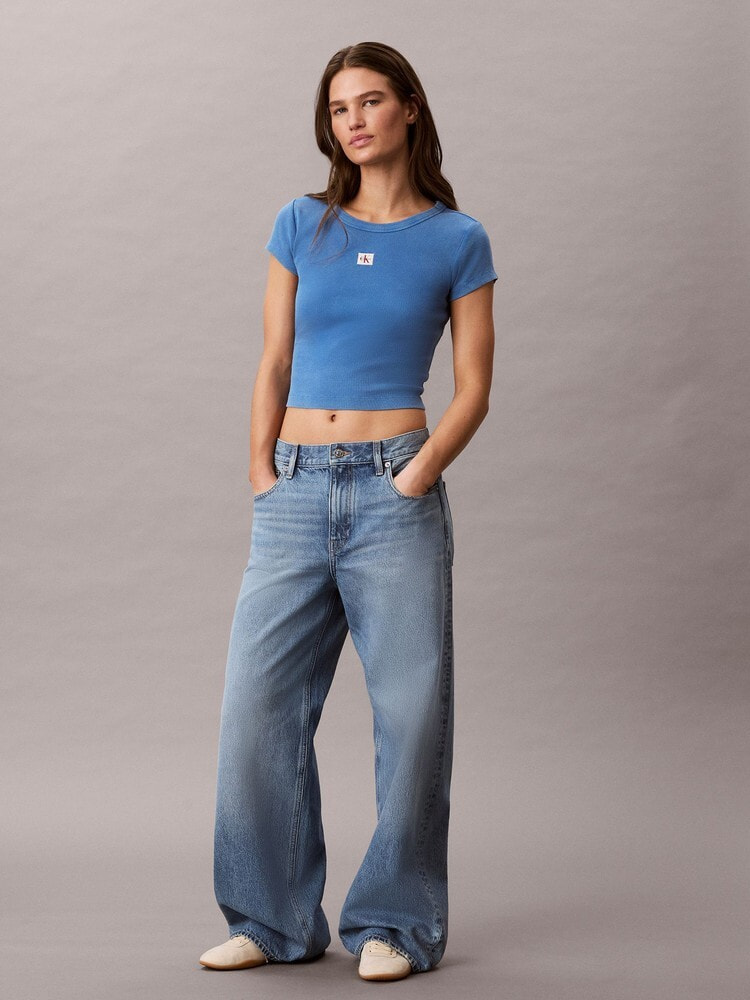 Tシャツ - ウーブンラベルクルーネックTシャツ 5