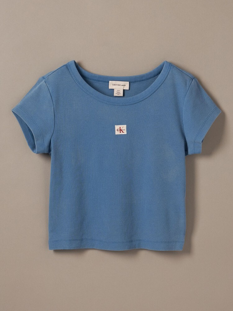 Tシャツ - ウーブンラベルクルーネックTシャツ 6