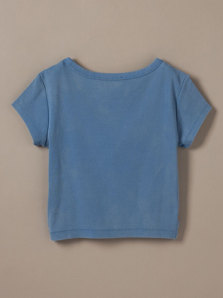 Tシャツ - ウーブンラベルクルーネックTシャツ 7