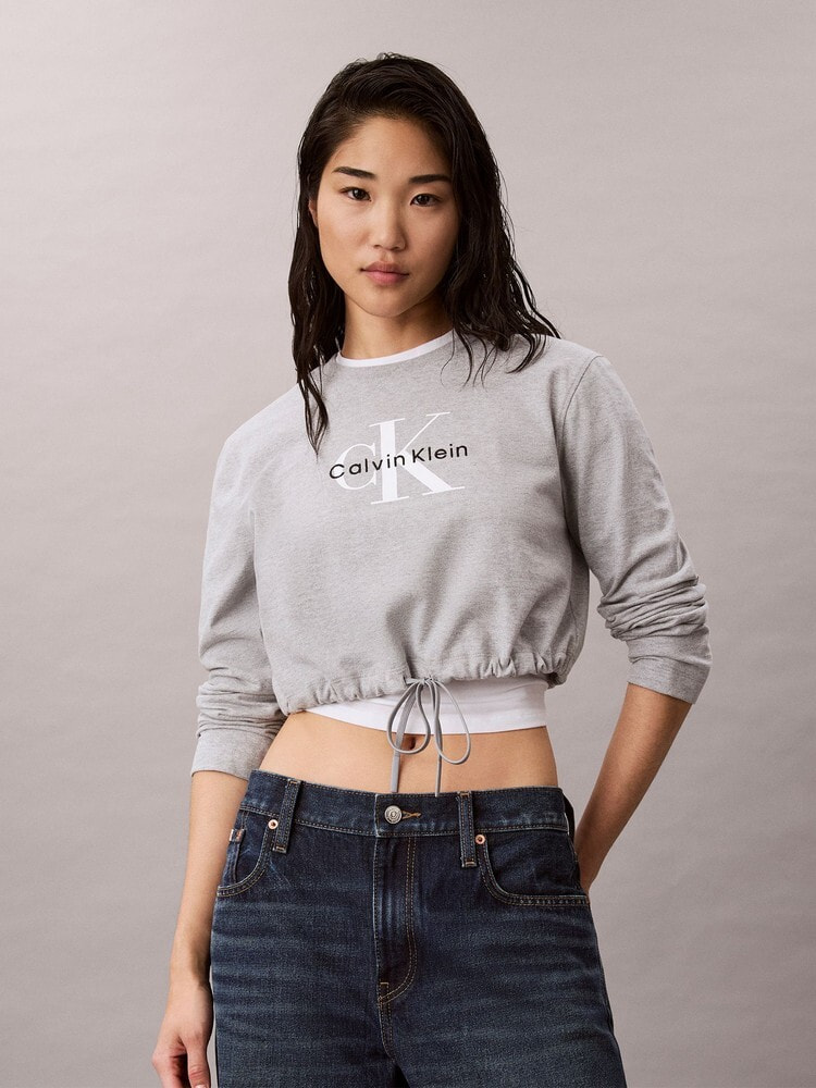 長袖Tシャツ - ロングスリーブモノグラムロゴTシャツ
