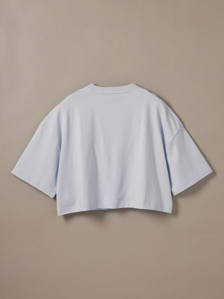 Tシャツ - オーバーサイズクロップドモノロゴTシャツ 16