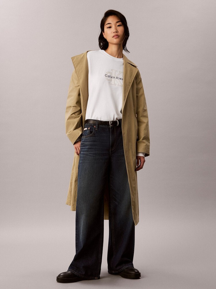 長袖Tシャツ - ロングスリーブデニムアップリケモノグラムTシャツ 3