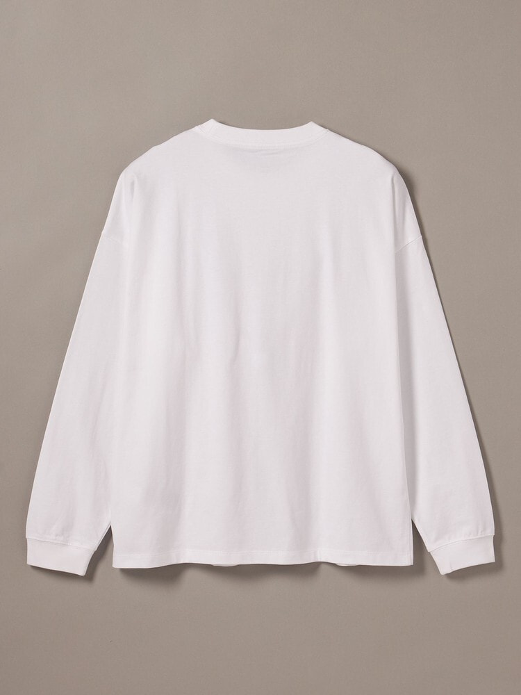 長袖Tシャツ - ロングスリーブデニムアップリケモノグラムTシャツ 8