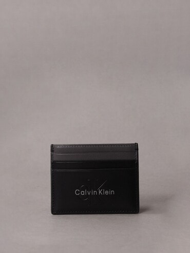 三つ折り財布 - レザーエンボスエンベロープウォレット | カルバン