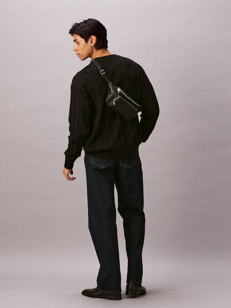 クロスボディバッグ - ウェビングストラップウエストバッグ | カルバン