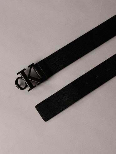 ベルト - リバーシブルモノグラムバックルベルト[MINGYU / ミンギュ