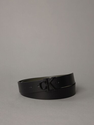 ベルト - リバーシブルモノグラムバックルベルト[MINGYU / ミンギュ