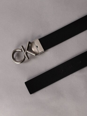 入手困難★CK★リバーシブルベルト Calvin Klein (カルバンクライン) リバーシブル レザー ベルト