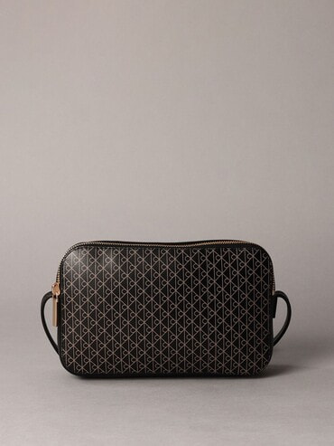 クロスボディバッグ - デニムソフトクレセントバッグ | カルバン